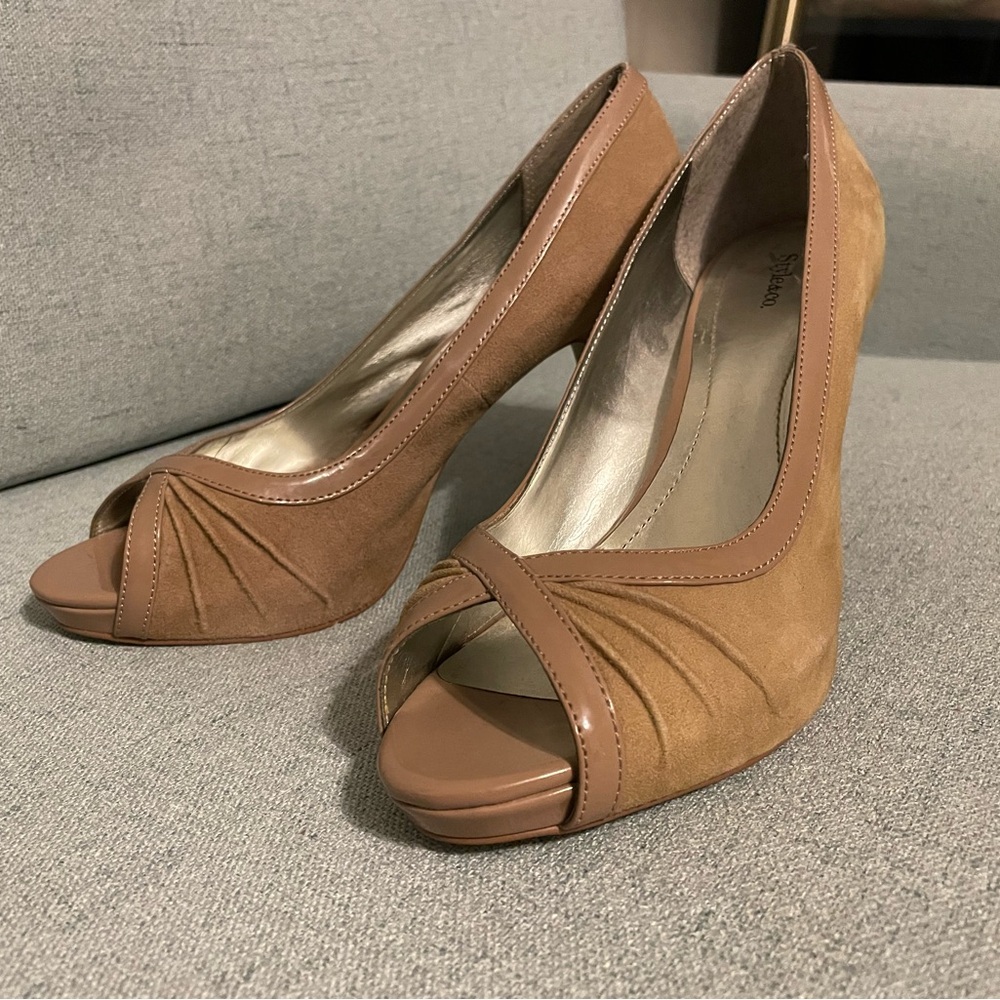 Style & Co Peep Toe Heels
